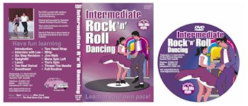 11 Intermediate moves are found on this Rock and Roll Dance DVD.